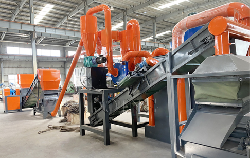 Large scale radiator recycling machine introduction video