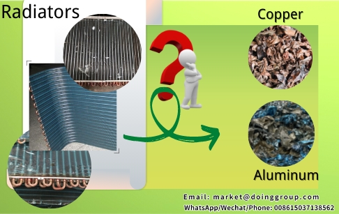Air Conditioner Radiator - How to Separate Copper and Aluminium?
